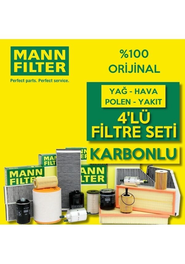 Mann-Filter Mercedes Sprinter E5 Filtre Bakım Seti 2010-2016 4KP