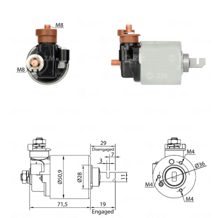 OTOMATİK MITSUBA TİPİ 12V HONDA CIVIC Y.M. 1.4/1.6