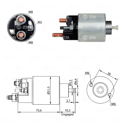 OTOMATİK MITSUBISHI TİPİ 12V DACIA LOGAN / RENAULT