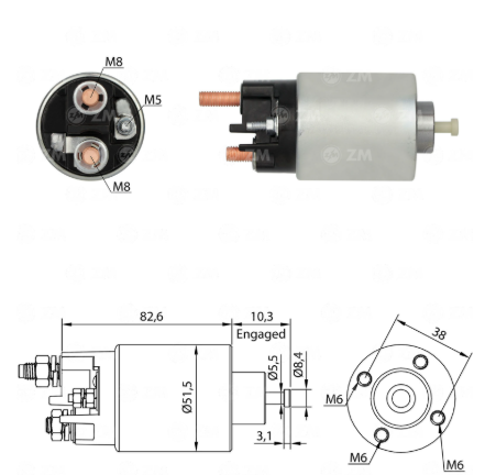 OTOMATİK MITSUBISHI TİPİ 12V DACIA LOGAN / NISSAN