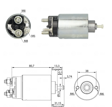 OTOMATİK MOTORCRAFT TİPİ 12V FORD CONNECT / FIESTAA