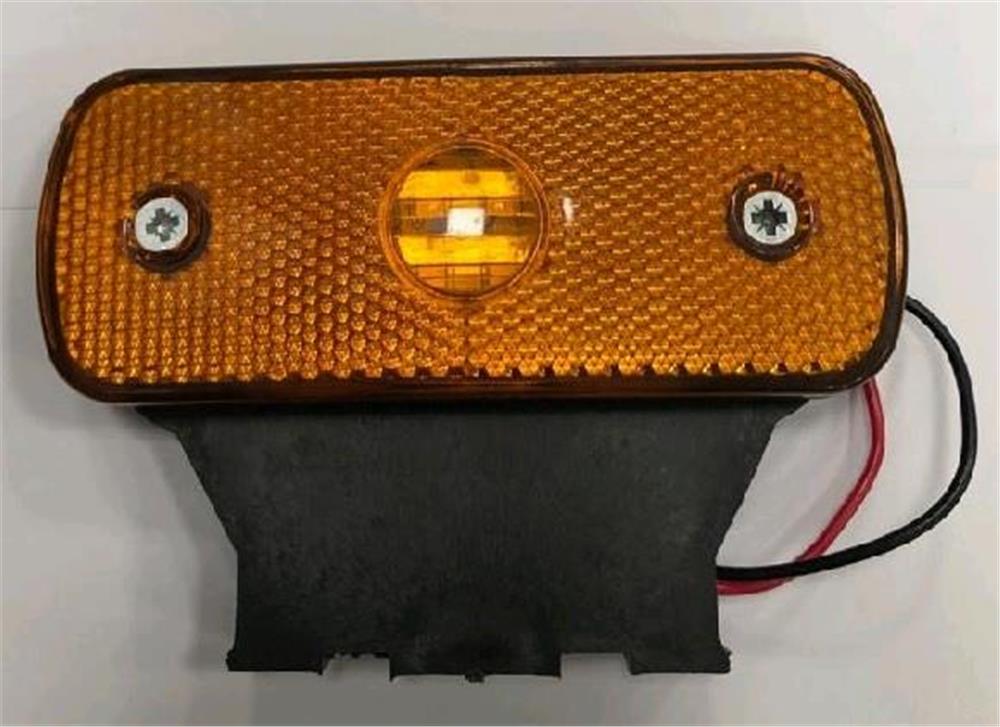 SİDE MARKER LAMBA 4 LEDLİ BRAKETLİ 12V SARI