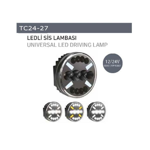 SİS LAMBASI LEDLİ YUVARLAK BIYIK