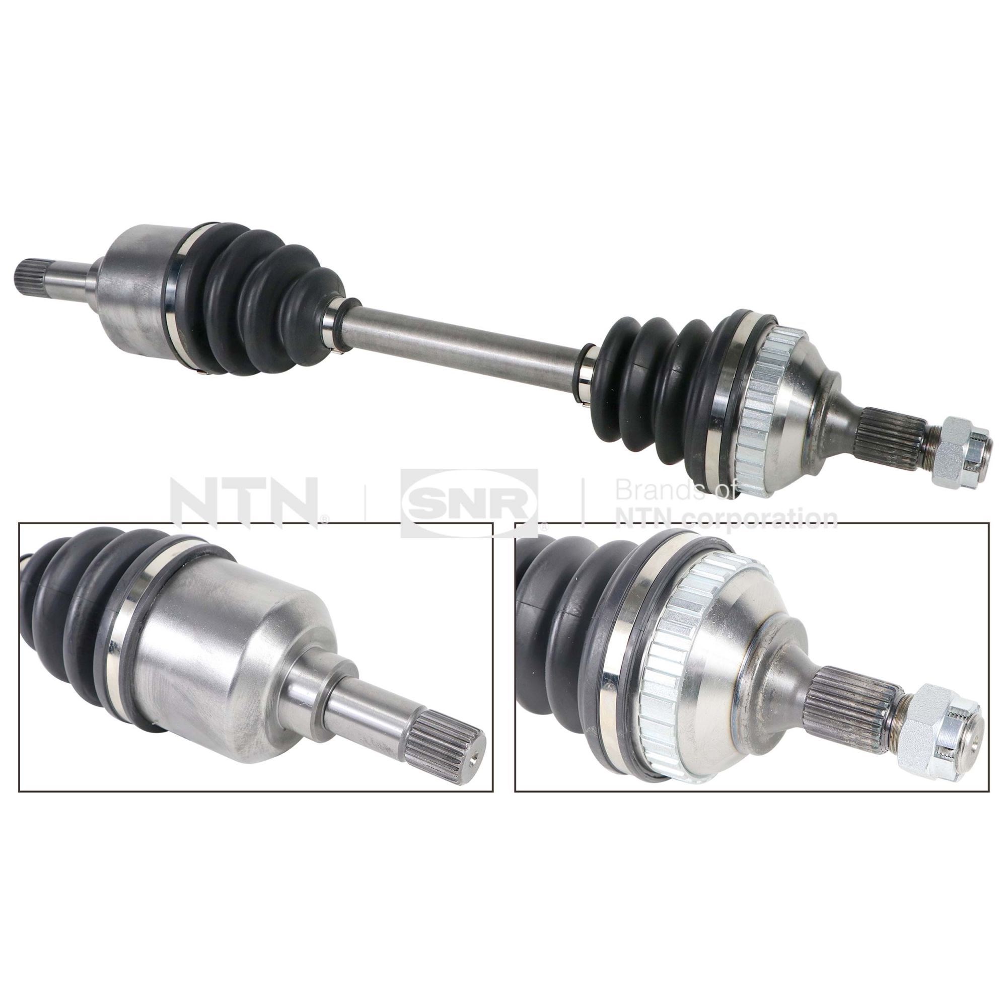 SNR DK59014 | Aks Sol Komple Partner Berlingo Zx Xsara (I II) Xsara Picasso (Dıs Freze:25 Ic Freze:24 Boy: 593mm)