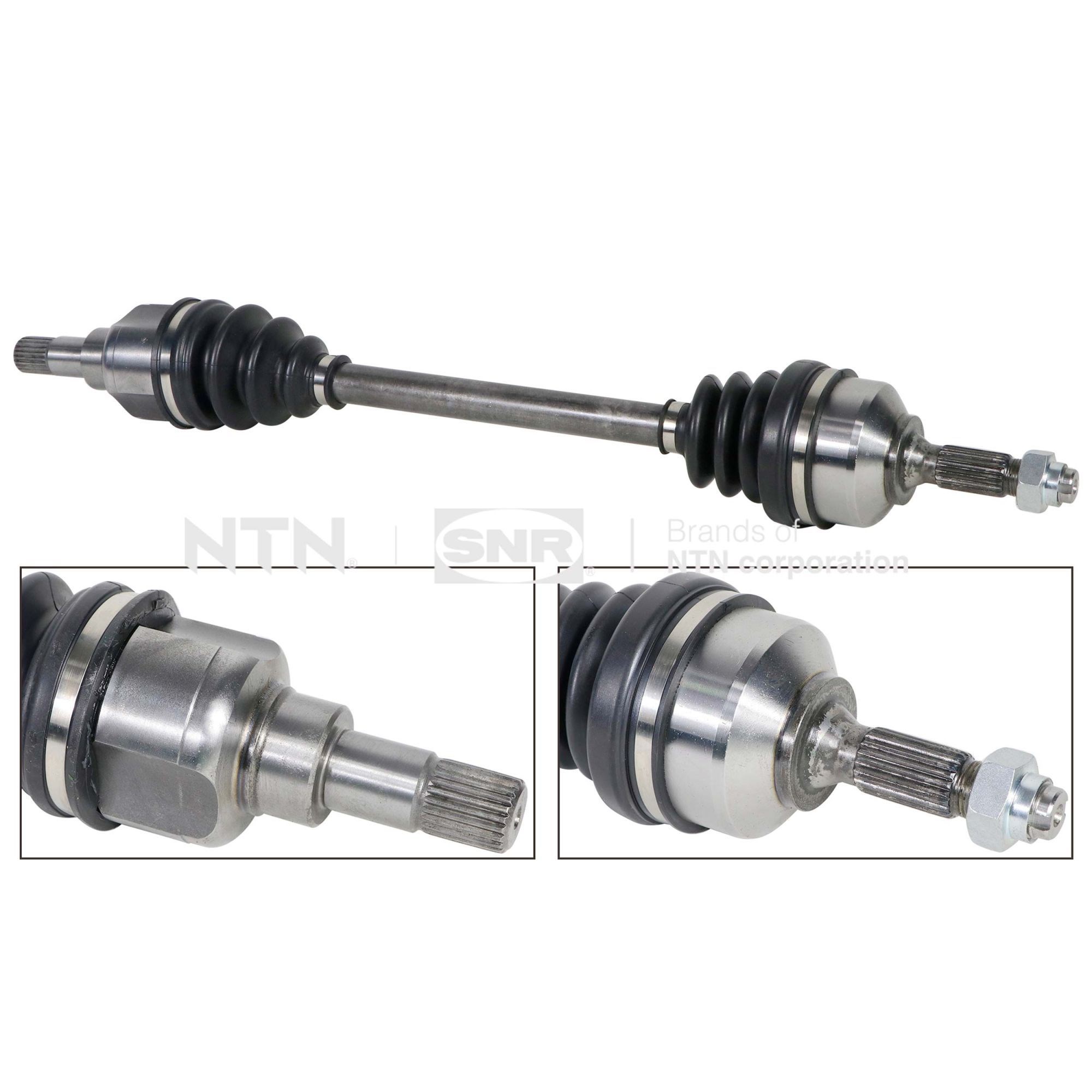 SNR DK66022 | Aks Sol Komple C2 C3 C3 II (Dıs Freze: 22 Ic Freze: 21 Boy:637mm) Dv4td (1,4Hdı 8V)