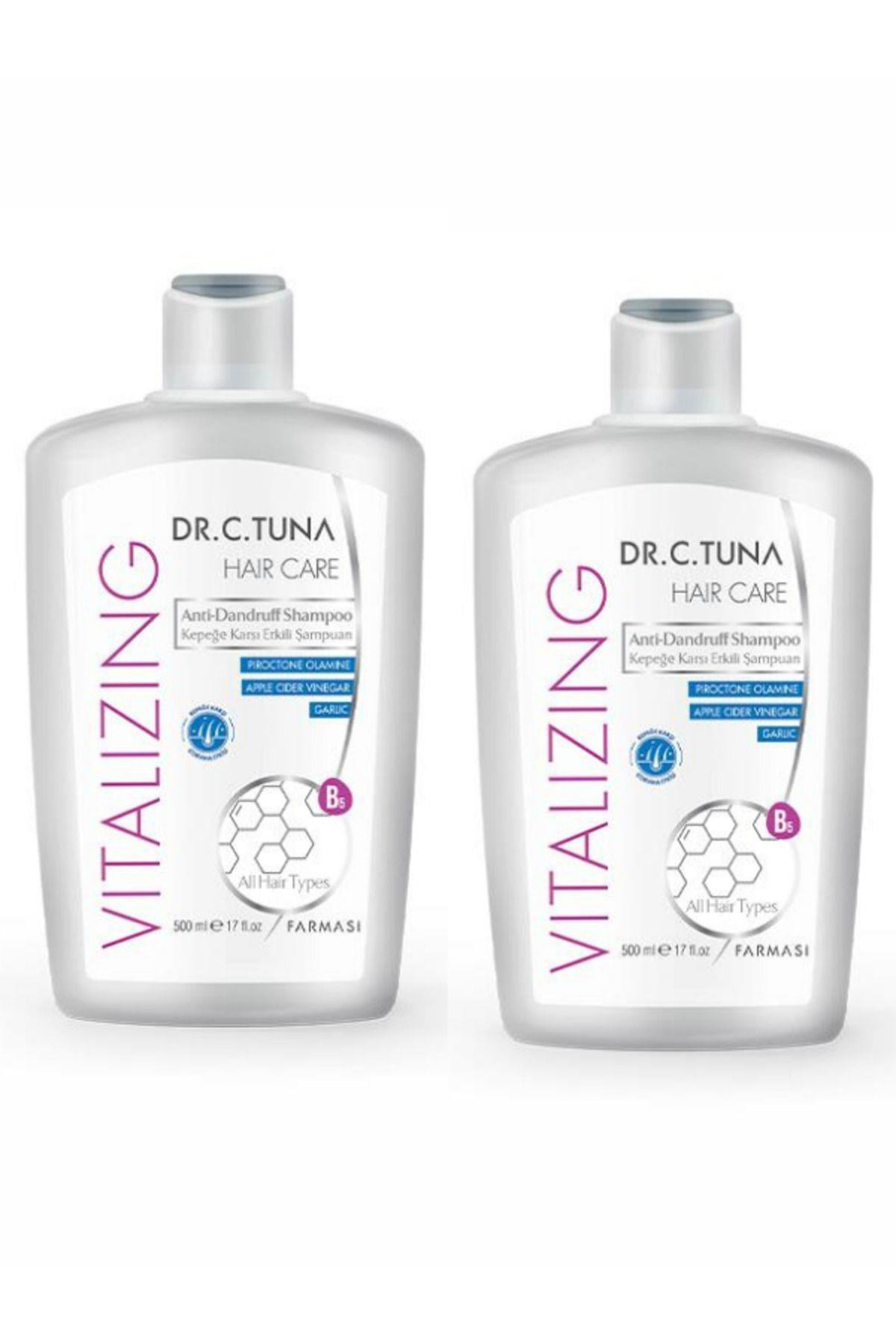Dr. C. Tuna Vitalizing Kepeğe Karşı Etkili Şampuan 500 ml X2