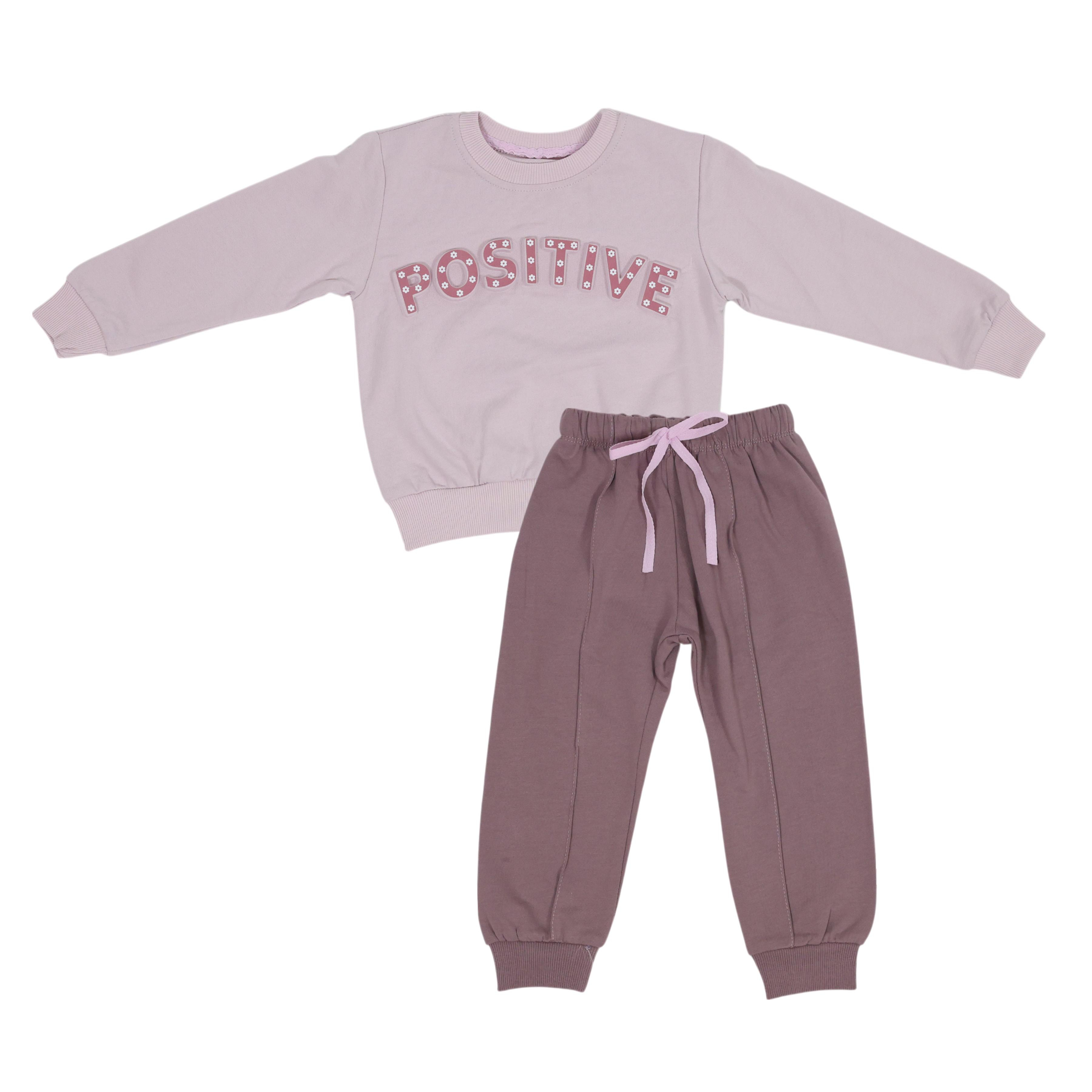 PijamalarPositive Baskılı 2'li Kız Pijama Takımı