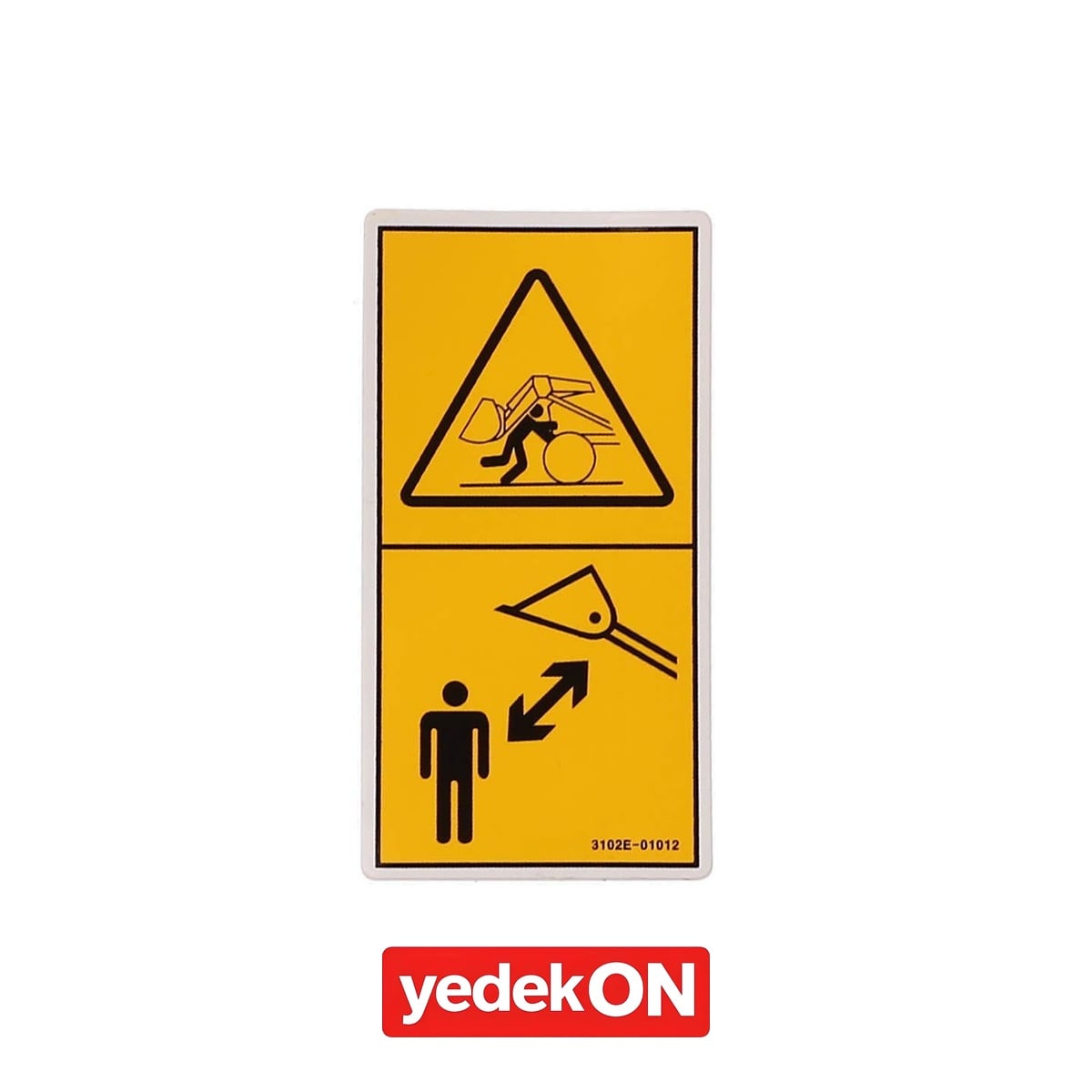 AGCO DANGER Uyarı Etiketi - Massey Ferguson / Fendt / Valtra | ACP0415020