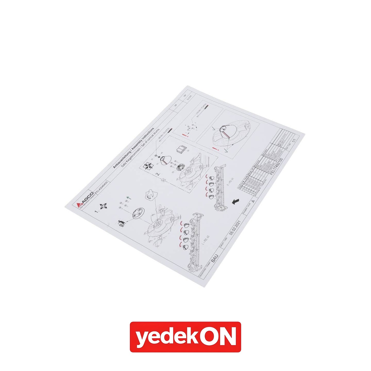 AGCO Teknik Yayın Kılavuzu - Fendt | FEL174921