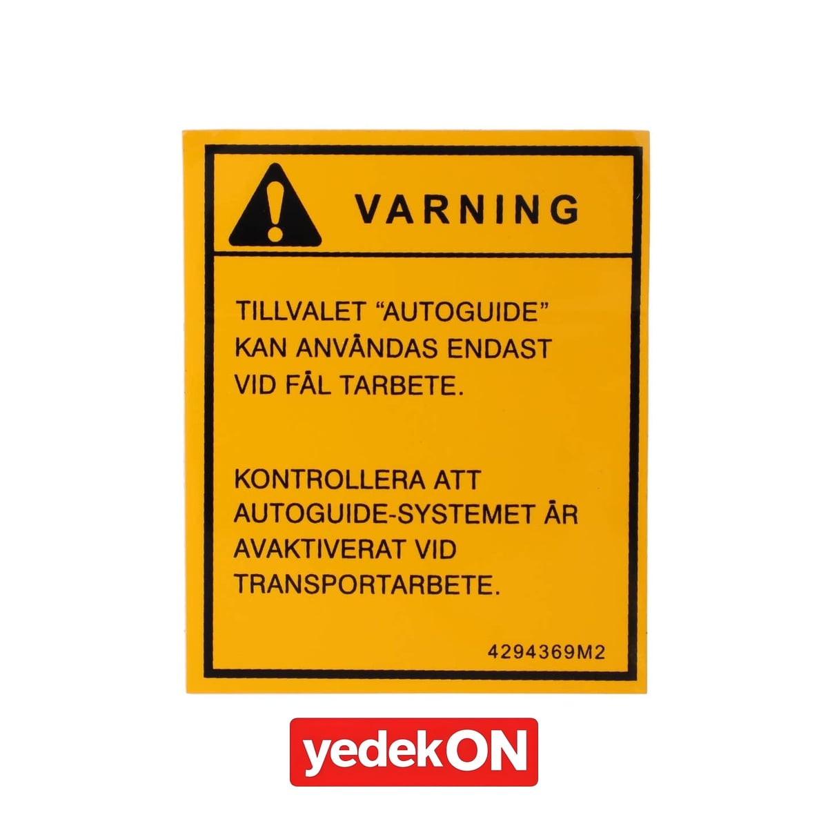 AGCO Dekal - Massey Ferguson | 4294369M2