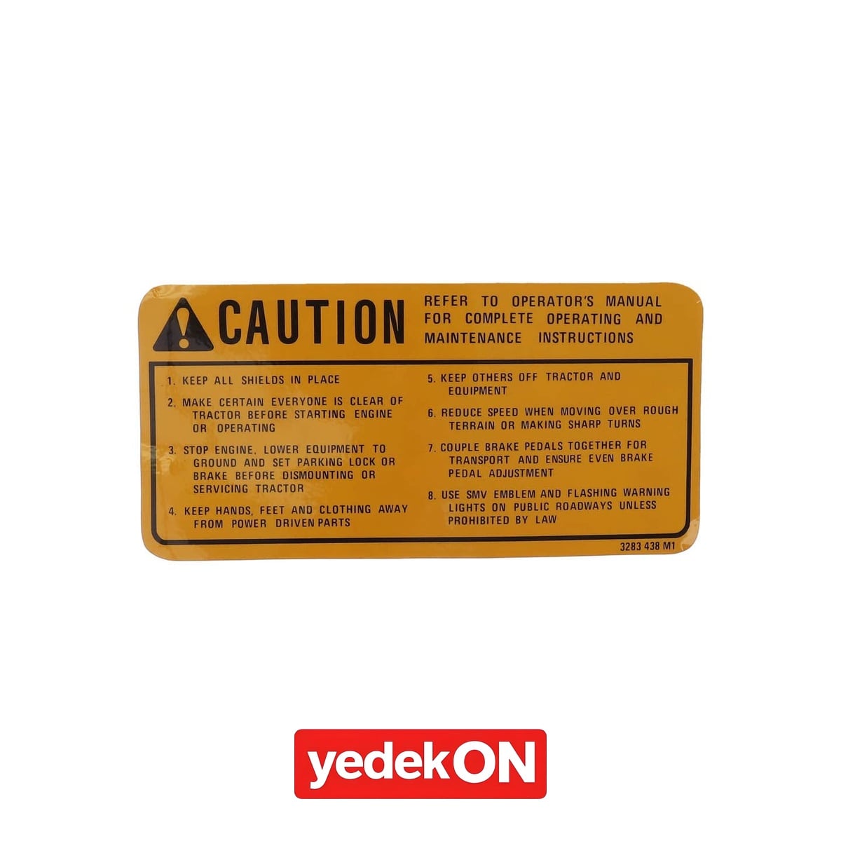 AGCO Dekoratif Etiket - Massey Ferguson | 3283438M2
