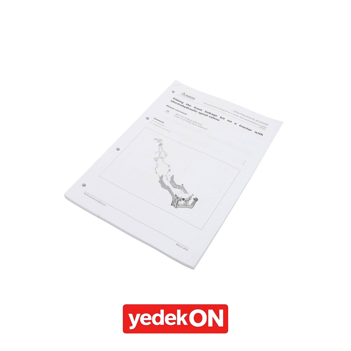 AGCO Ön Bağlantı Kiti (Elektro Hidrolik Valfli Traktörler İçin) - Massey Ferguson / Fendt / Valtra | ACT0025380
