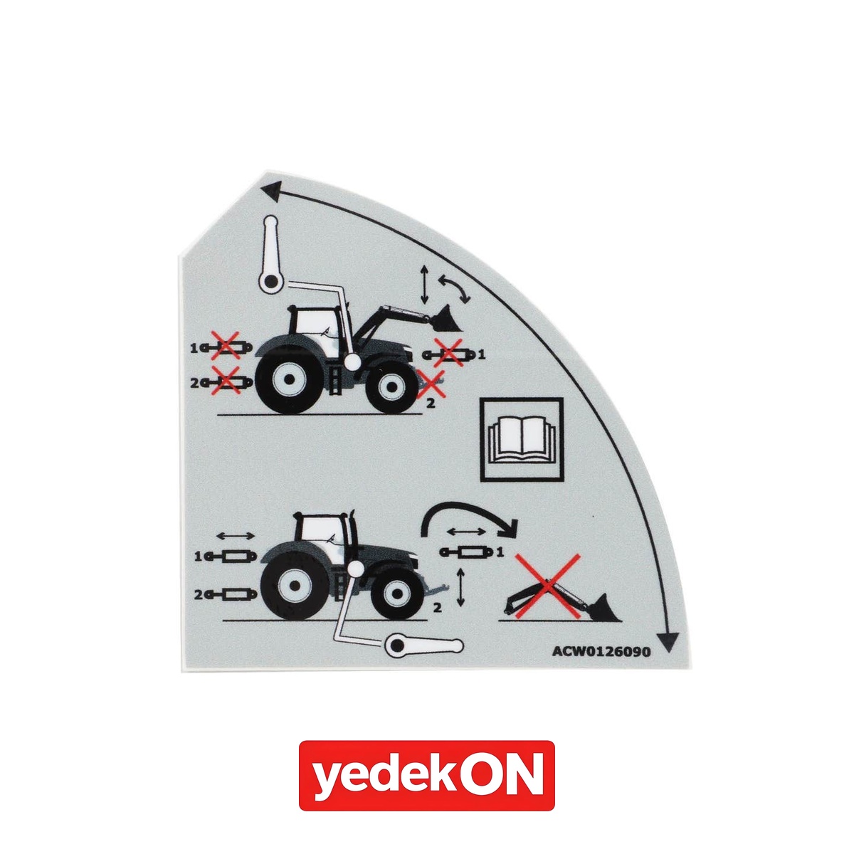 AGCO Dekoratif Etiket - Massey Ferguson / Fendt / Valtra | ACW0126090