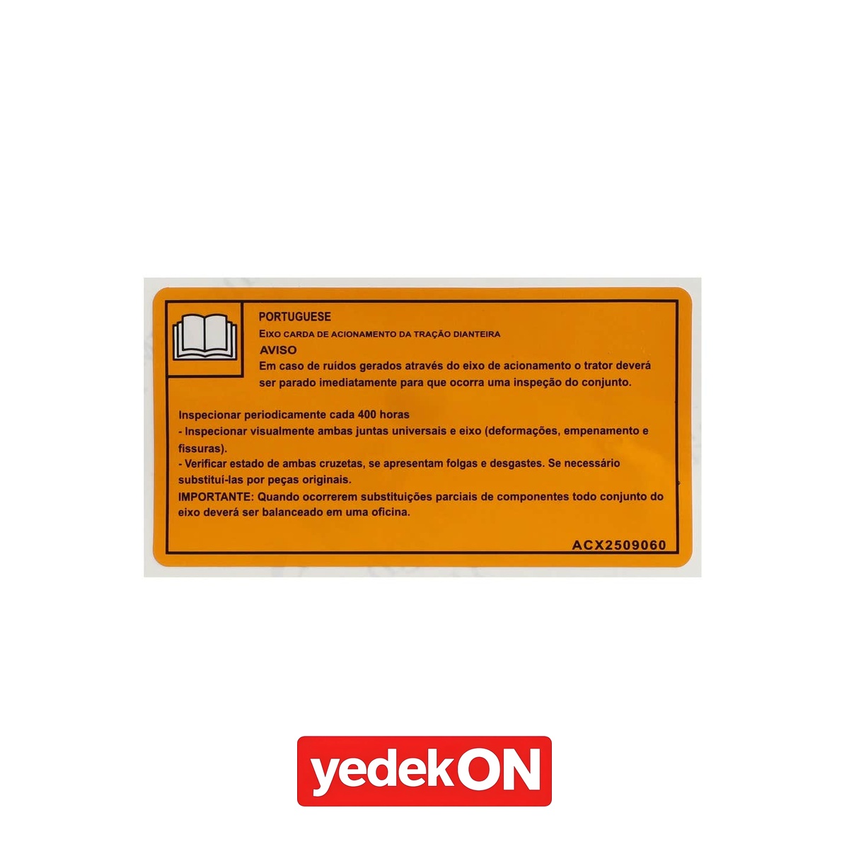 AGCO Dekoratif Etiket - Massey Ferguson / Fendt / Valtra | ACX2509060