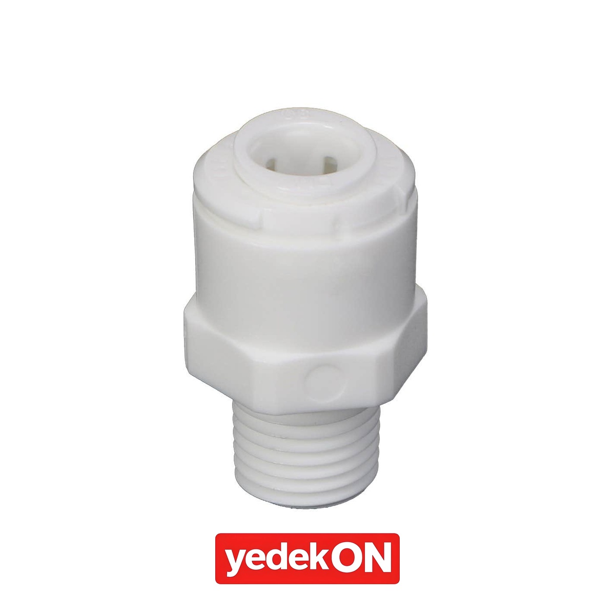 AGCO Düz Bağlantı Parçası 1/4'' (M)NPT x 3/8'', Otomatik Kilit - AGCO | AG516481
