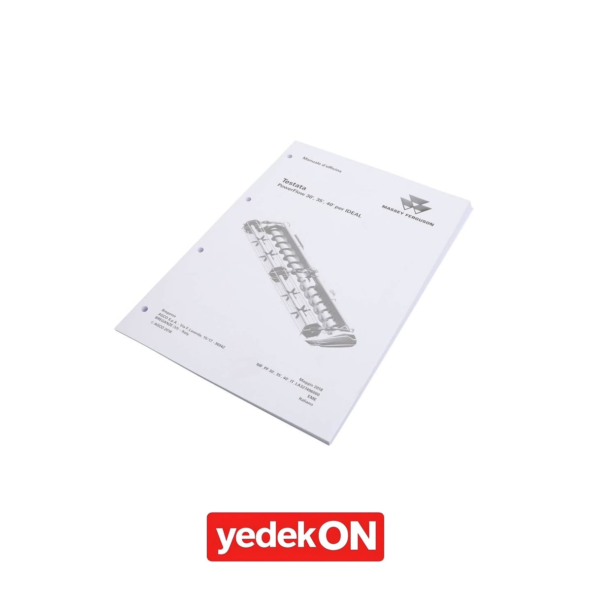 AGCO Operatör Kullanım Kılavuzu - Massey Ferguson | LA327496000