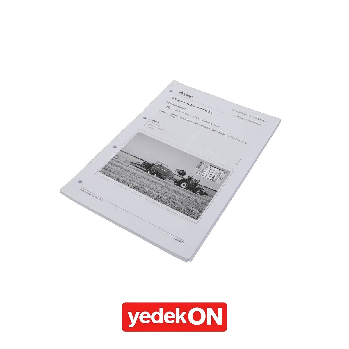 AGCO Teknik Yayın Kılavuzu - Massey Ferguson | 4373132M3