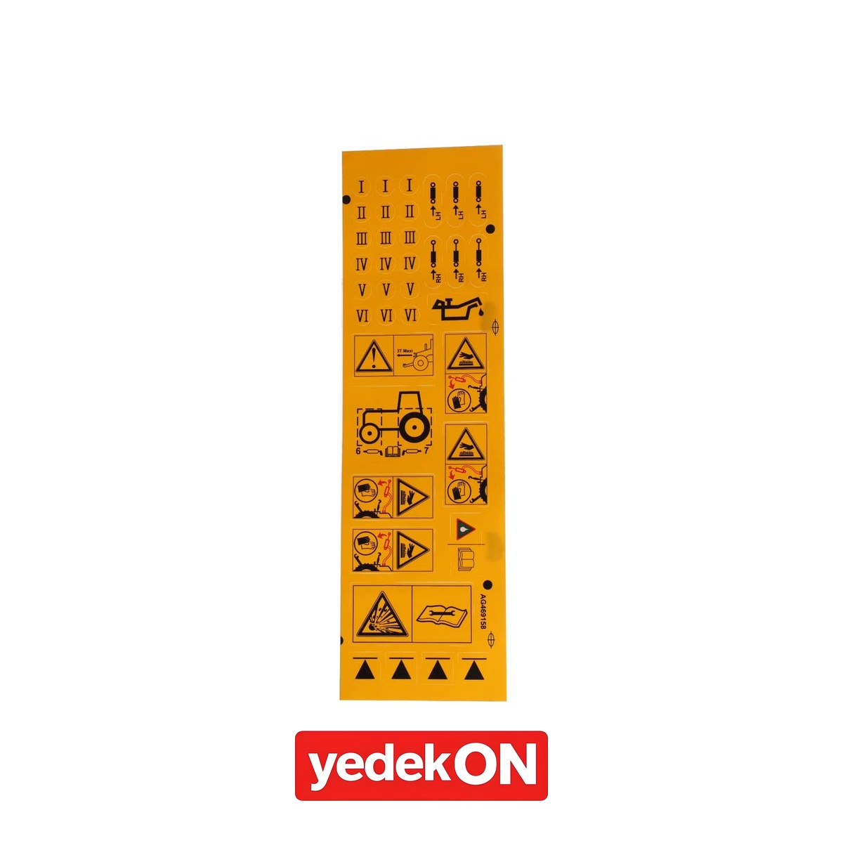 AGCO Dekoratif Etiket - Massey Ferguson / Fendt / Valtra | ACP0340200