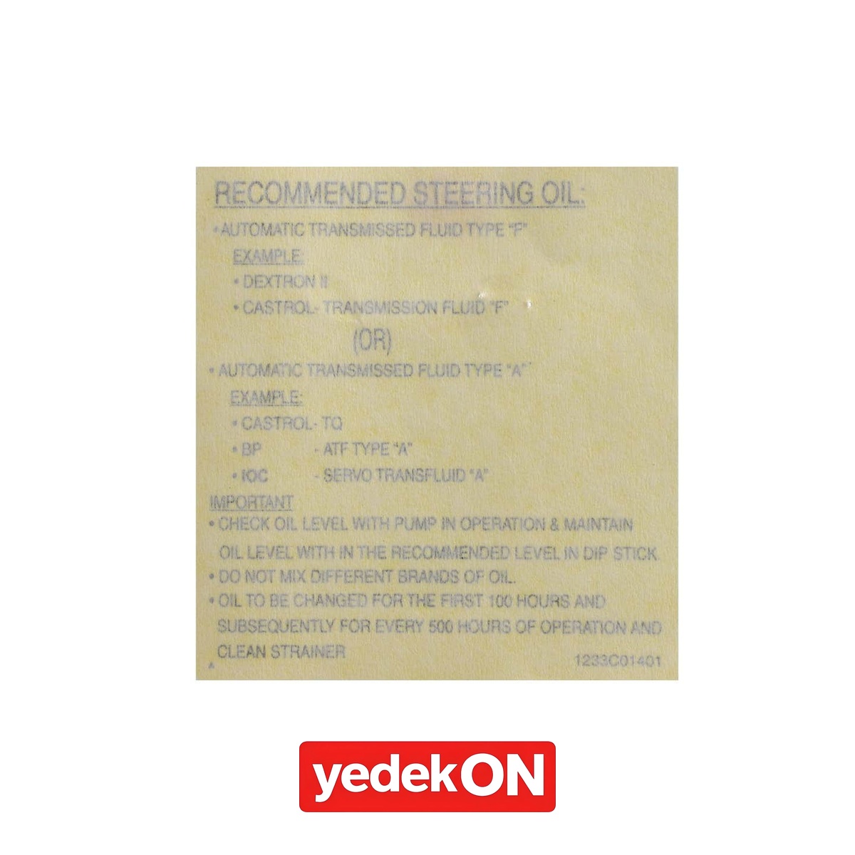 AGCO Dekal - AGCO | 1233C01401