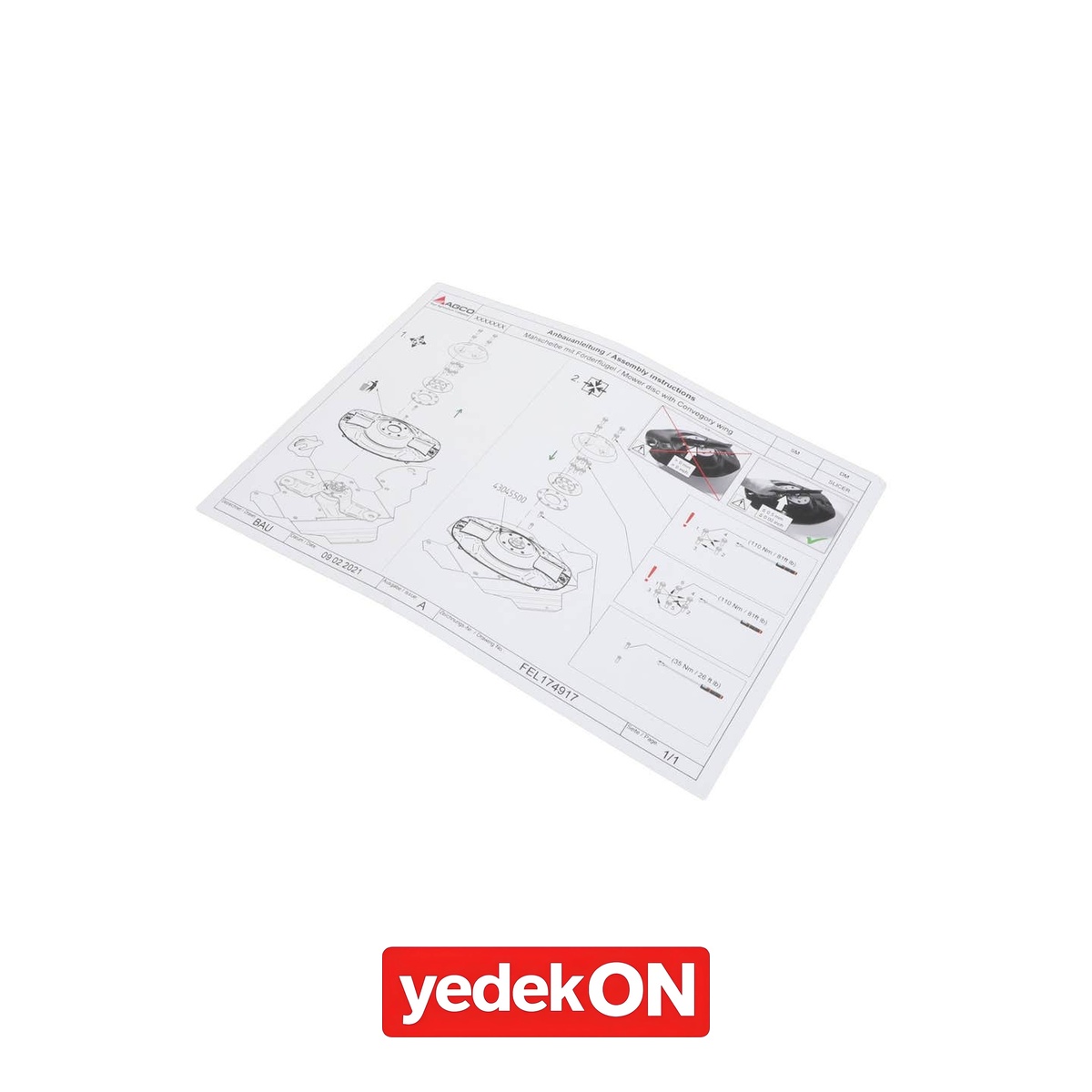 AGCO Teknik Yayın Kılavuzu - Fendt | FEL174917