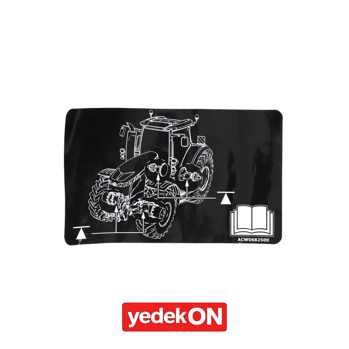 AGCO Güvenlik Etiketi - Massey Ferguson / Fendt / Valtra | ACW0682500