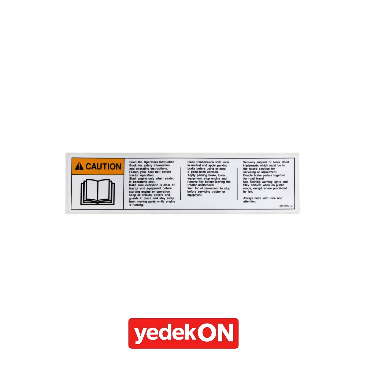 AGCO Dekoratif Etiket - Massey Ferguson | 3814211M1