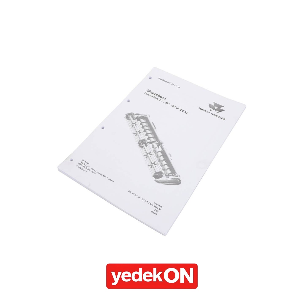 AGCO Operatör Kullanım Kılavuzu - Massey Ferguson | LA327496070