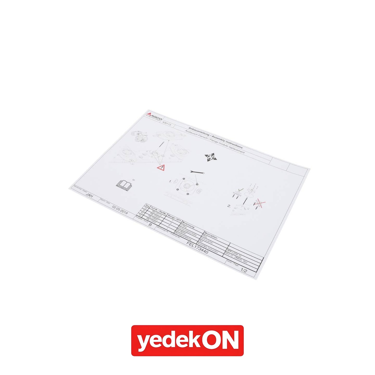 AGCO Teknik Yayın Kılavuzu - Fendt | FEL173440