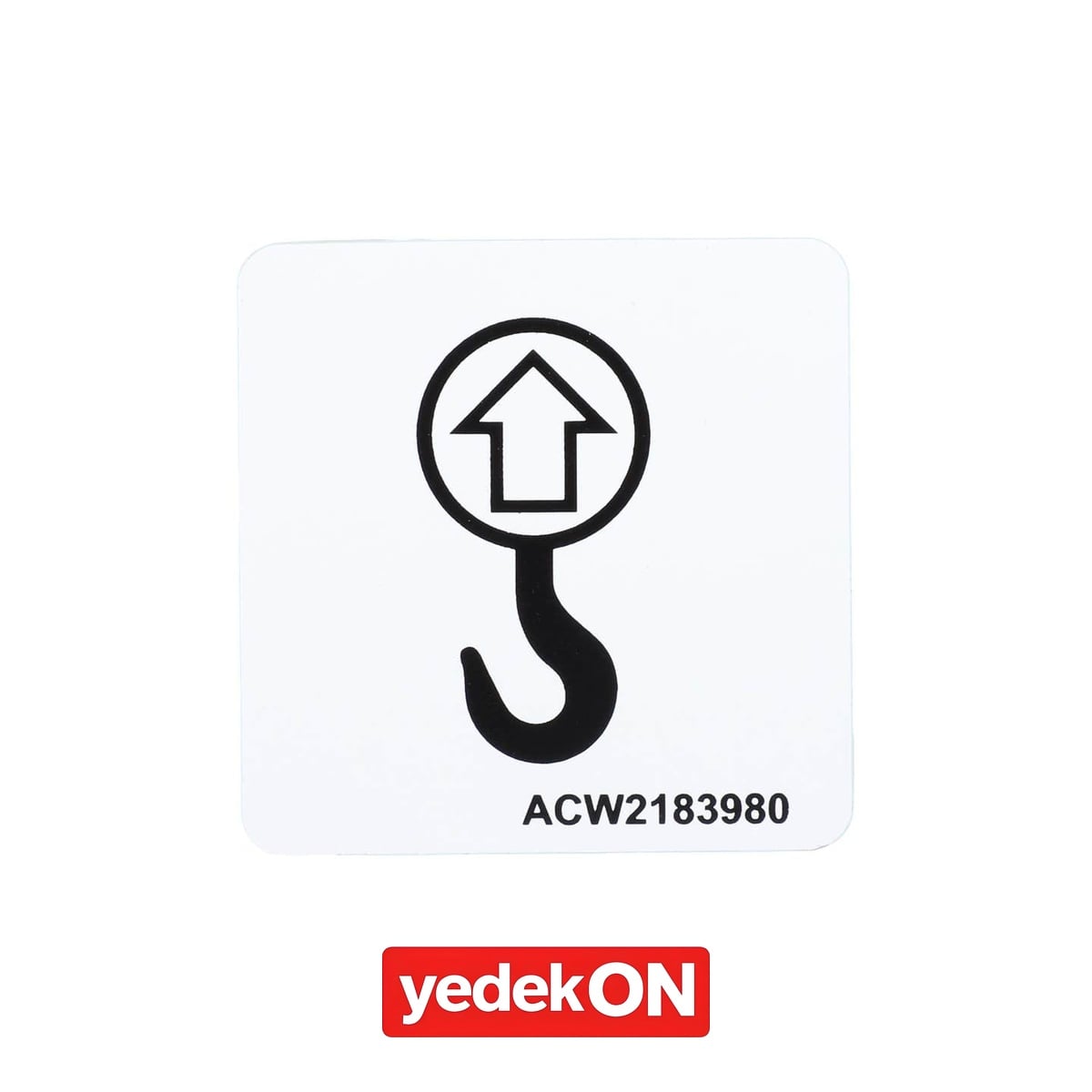 AGCO Kaldırma Etiketi - Massey Ferguson / Fendt / Valtra | ACW2183980