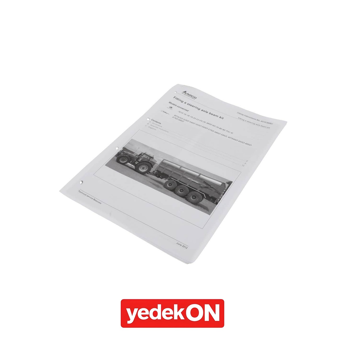 AGCO Teknik Yayın Kılavuzu - Massey Ferguson | 4373790M1