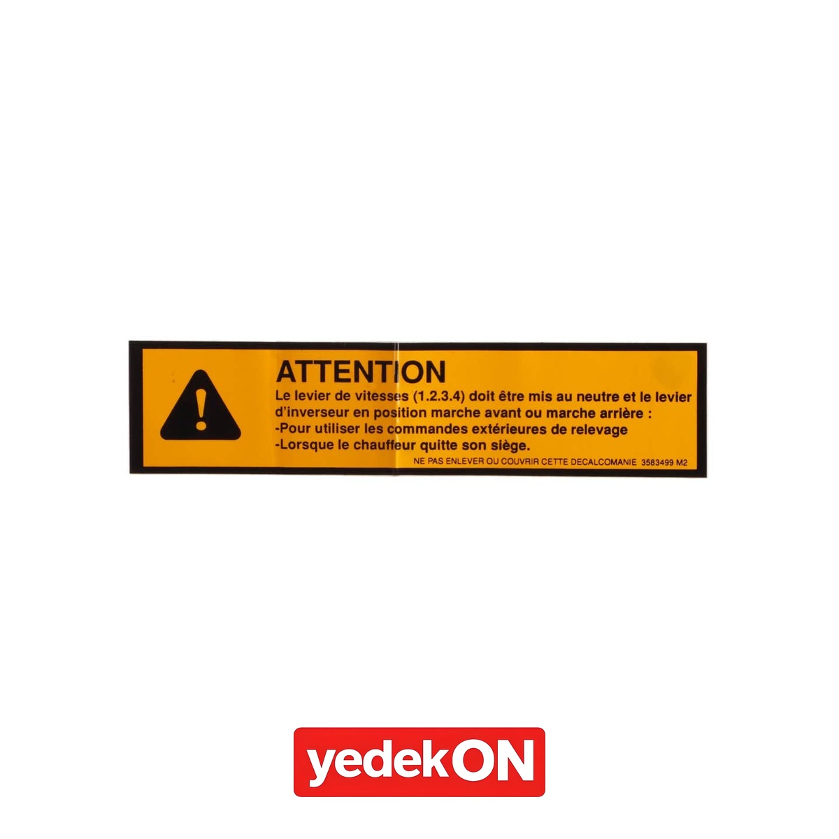 AGCO Dekoratif Etiket - Massey Ferguson | 3583499M2