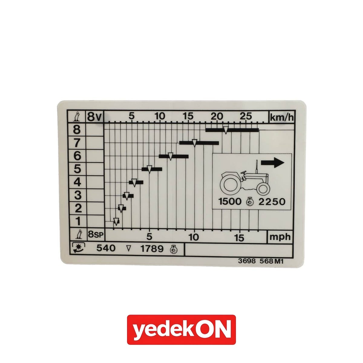 AGCO Kabin Dekoru - Massey Ferguson | 3698568M1