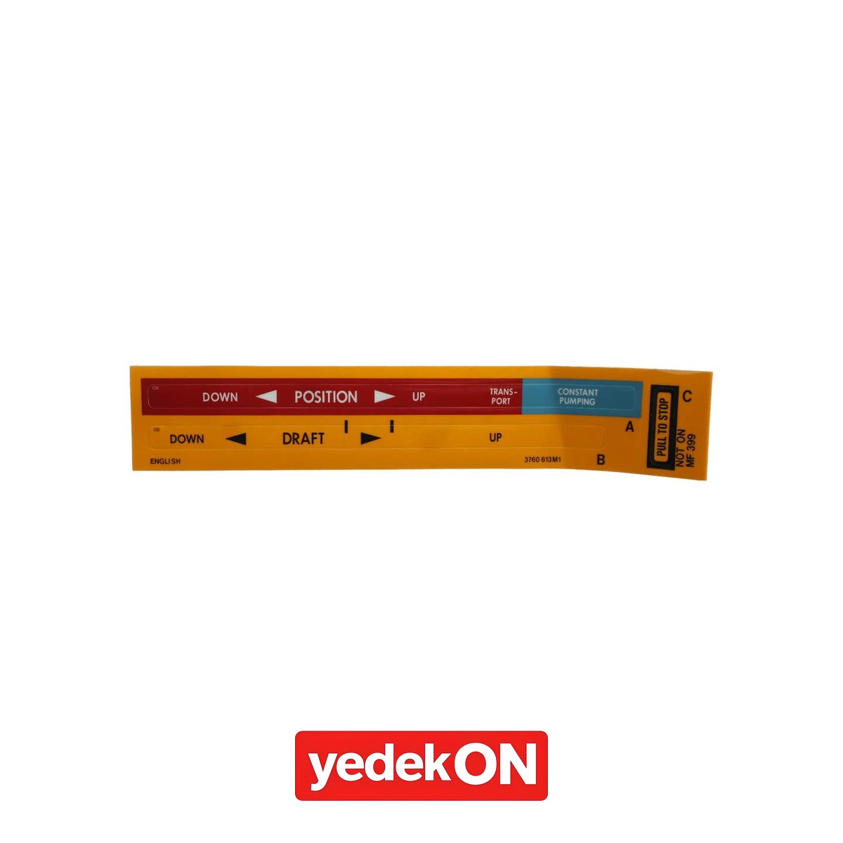 AGCO Dekoratif Etiket - Massey Ferguson | 3760613M1