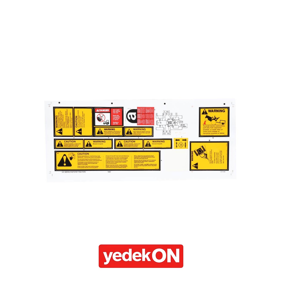 AGCO Dekoratif Etiket - Massey Ferguson | 3761162M2