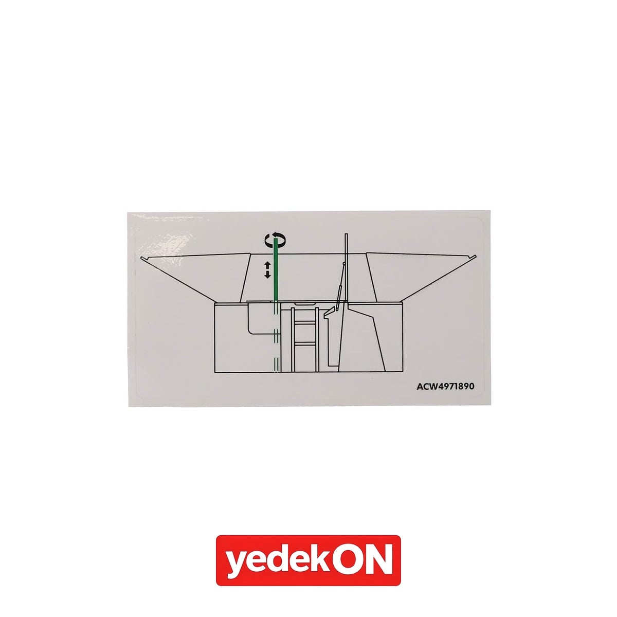 AGCO Bilgilendirme Etiketi - Massey Ferguson / Fendt / Valtra | ACW4971890