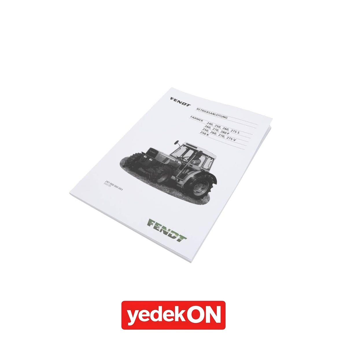 AGCO Operatör Kullanım Kılavuzu - AGCO | 297000000003