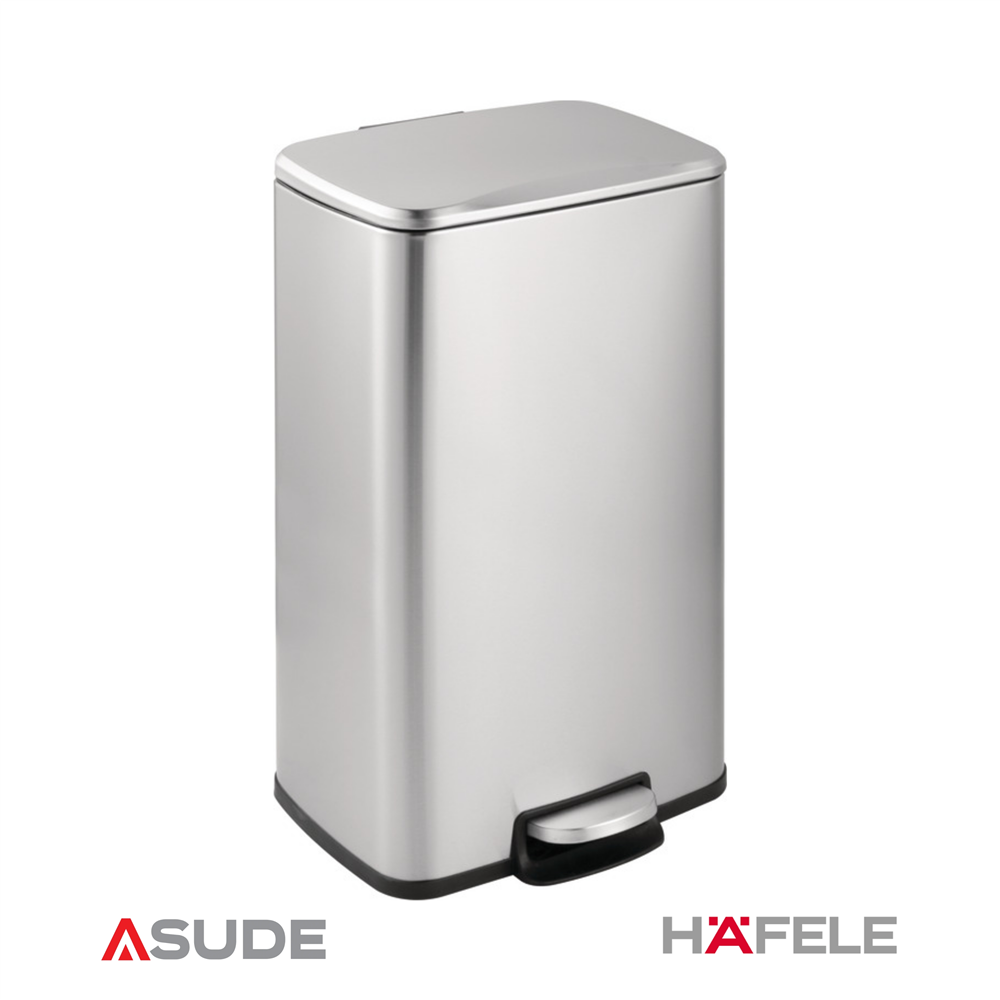 COSMOBIN Pedallı çöp kutusu,30L,p.çelik