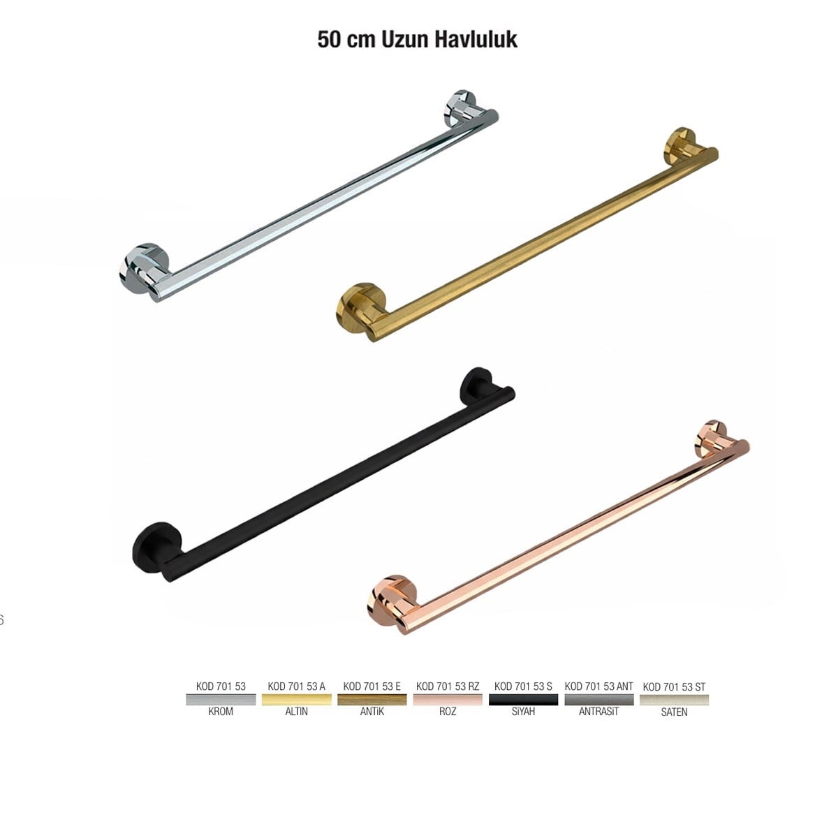 DEFNE FREZYA 50 CM UZUN HAVLULUK ANTİK