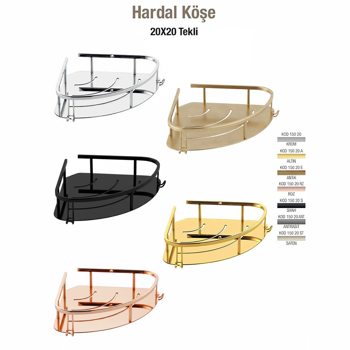 DEFNE HARDAL 20*20 TEKLİ ROZ