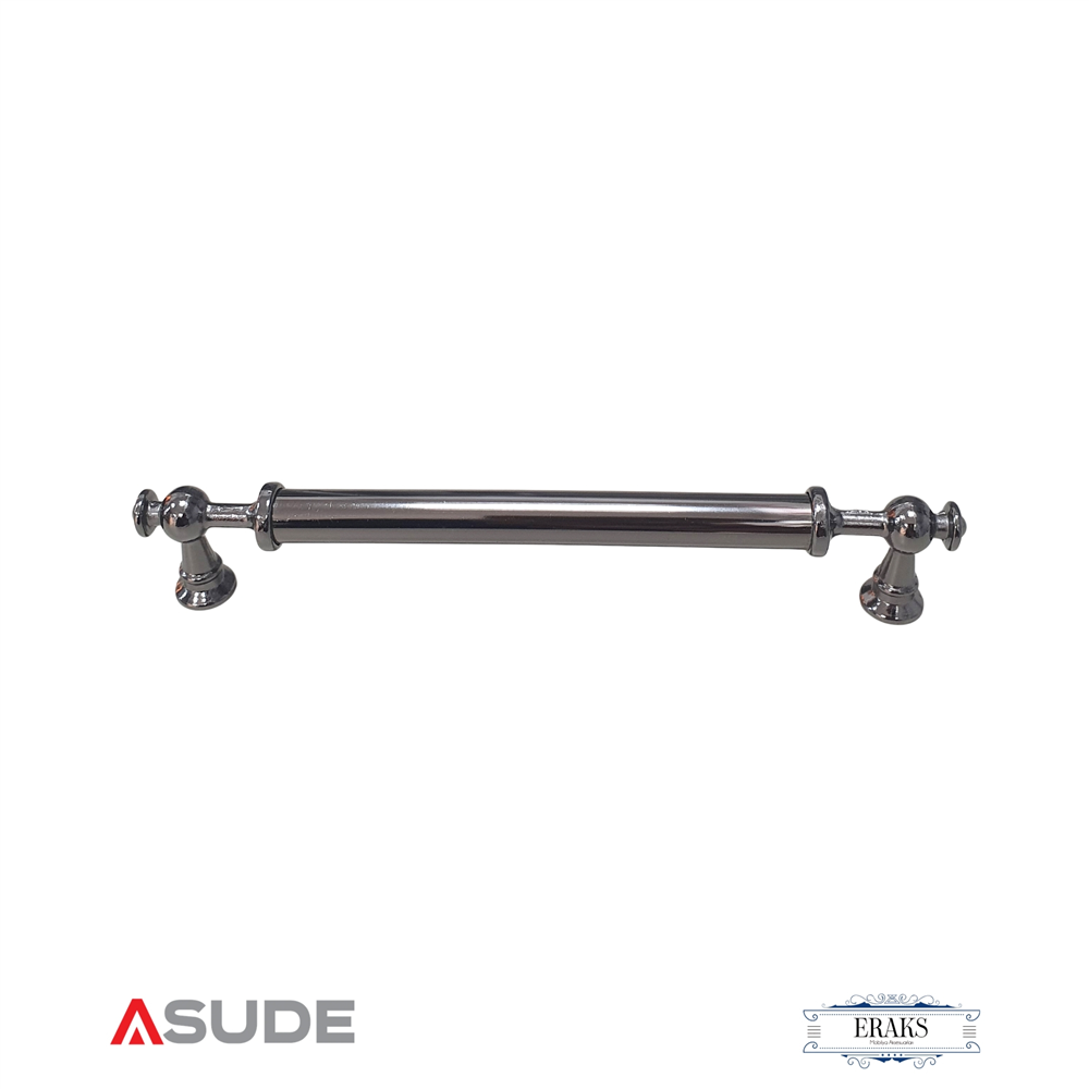 Eraks Tuğra Mobilya Kulpu (Füme-Füme, 192 mm)