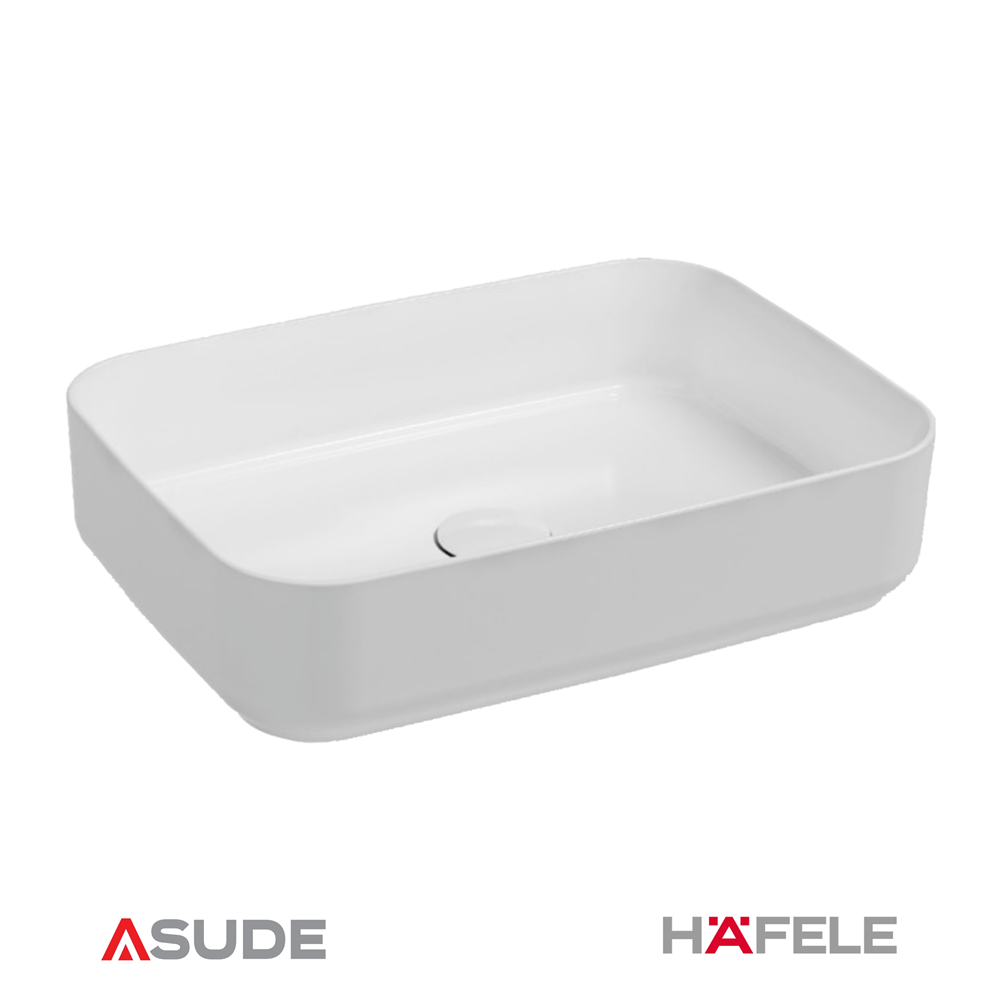 MILAGRO S Lavabo,parlak beyaz,500x360mm