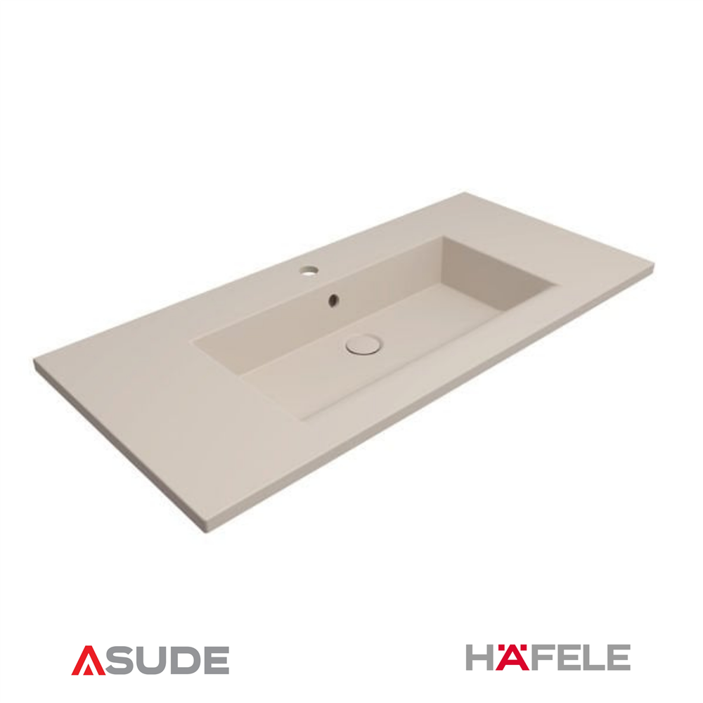 TIERRA 100 Lavabo,mat vizon,1025x480mm