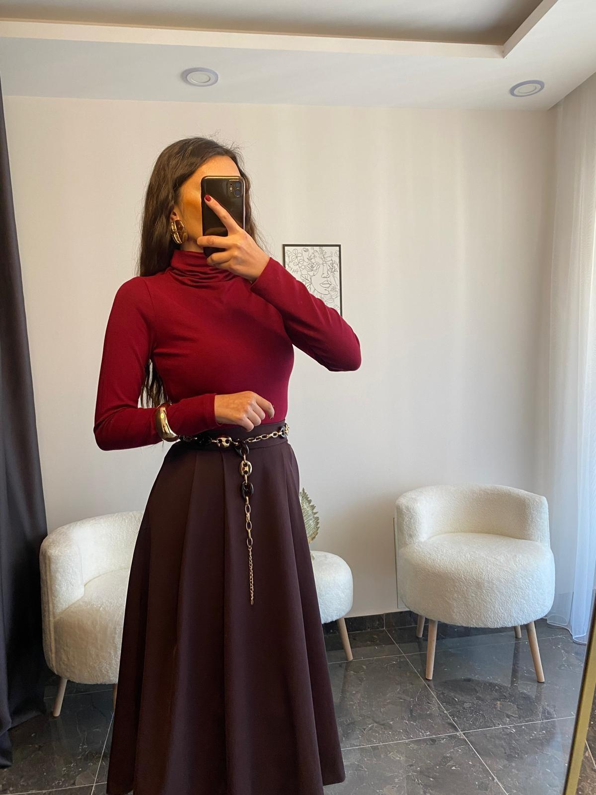 MD Orj Marka Soft Touch Body Bordo