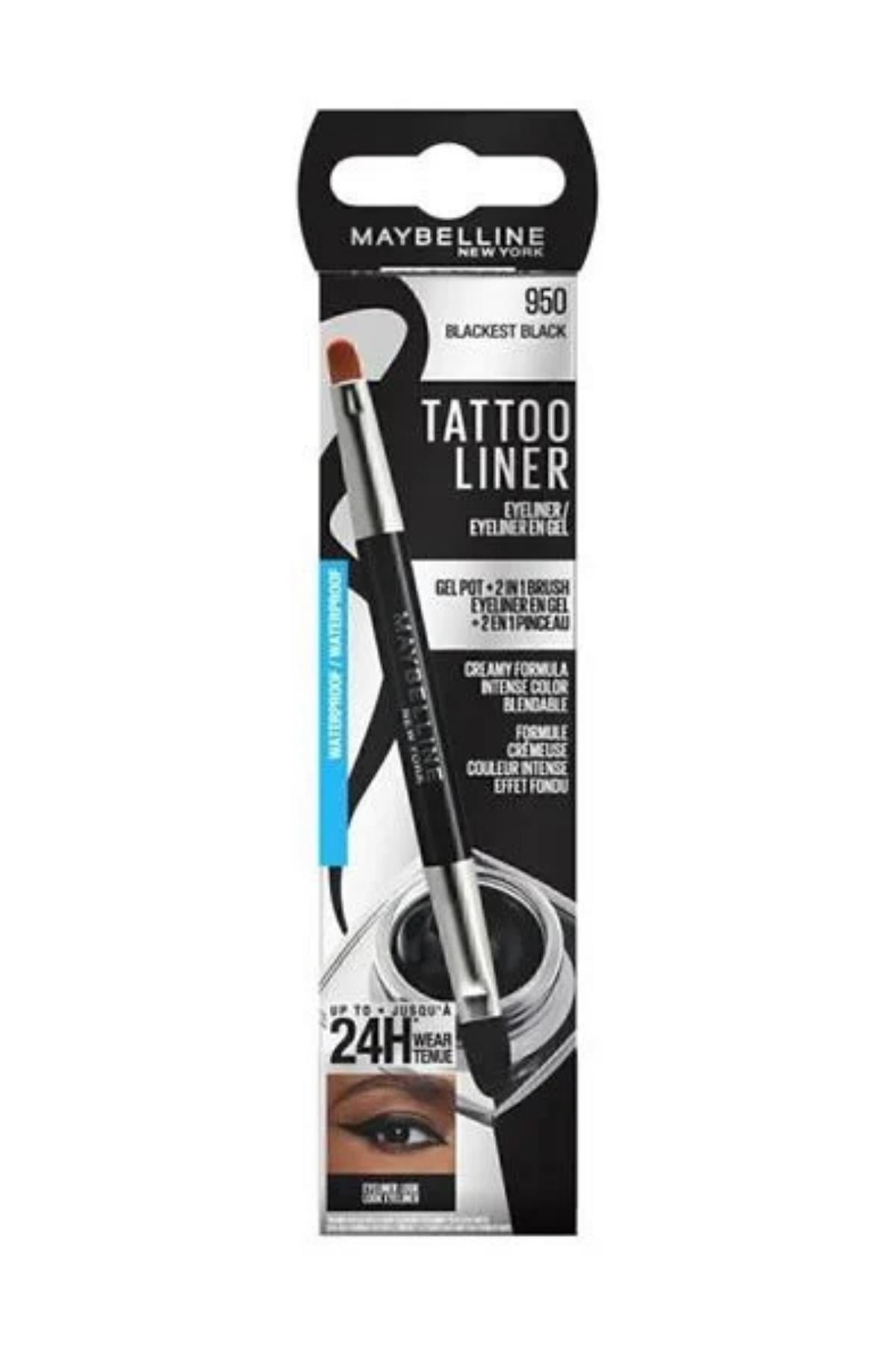 Maybelline New York Tattoo Liner Gel Pot Eyeliner- Siyah