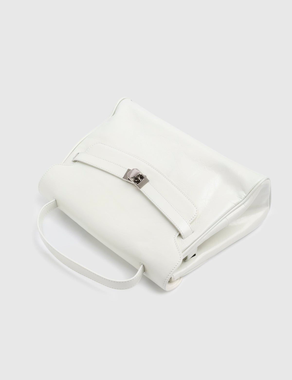 Adorata White Leather Women's Handbag