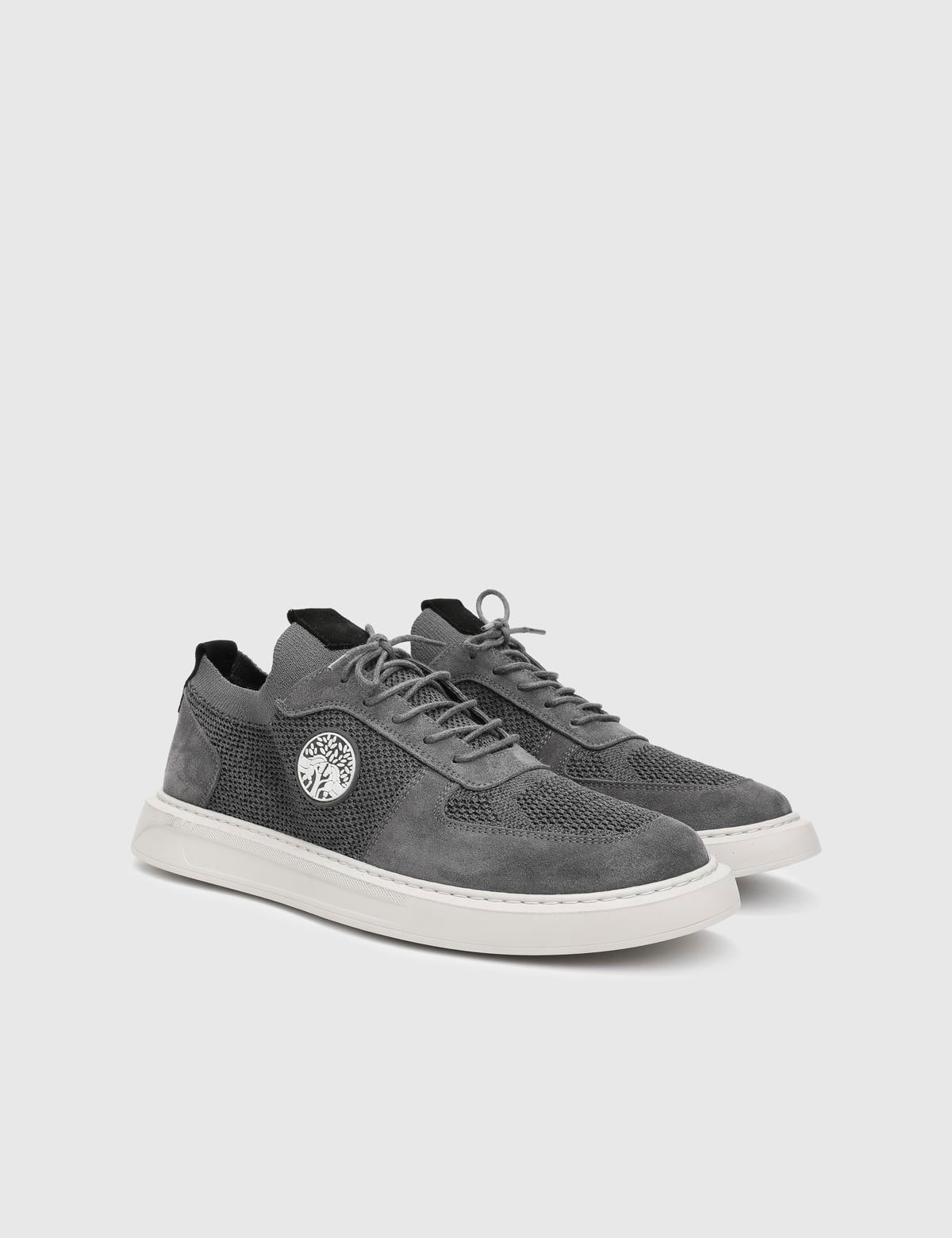 Albury Grey Tricot Men's Sneaker