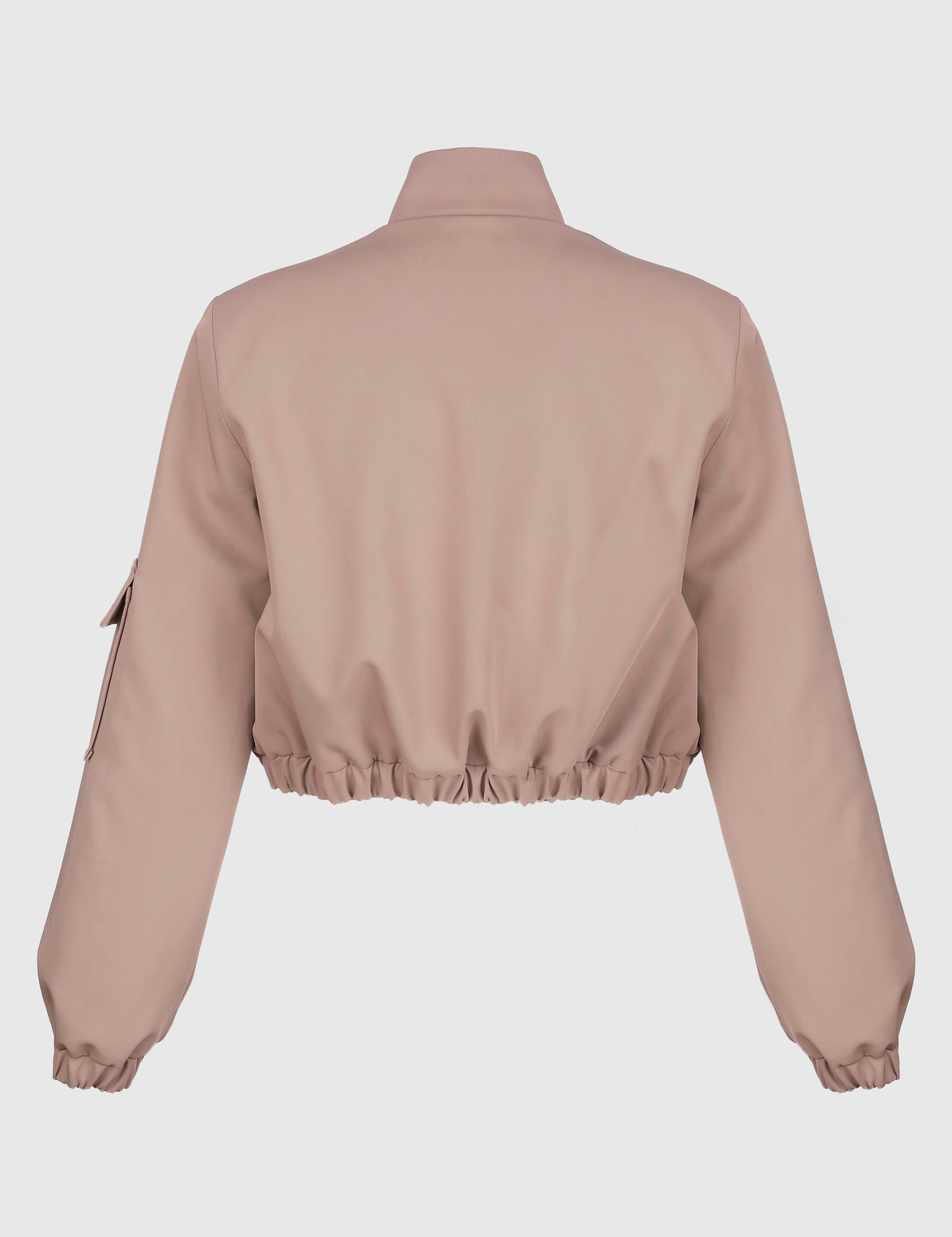 Ambra Mink Women's Bomber Jacket