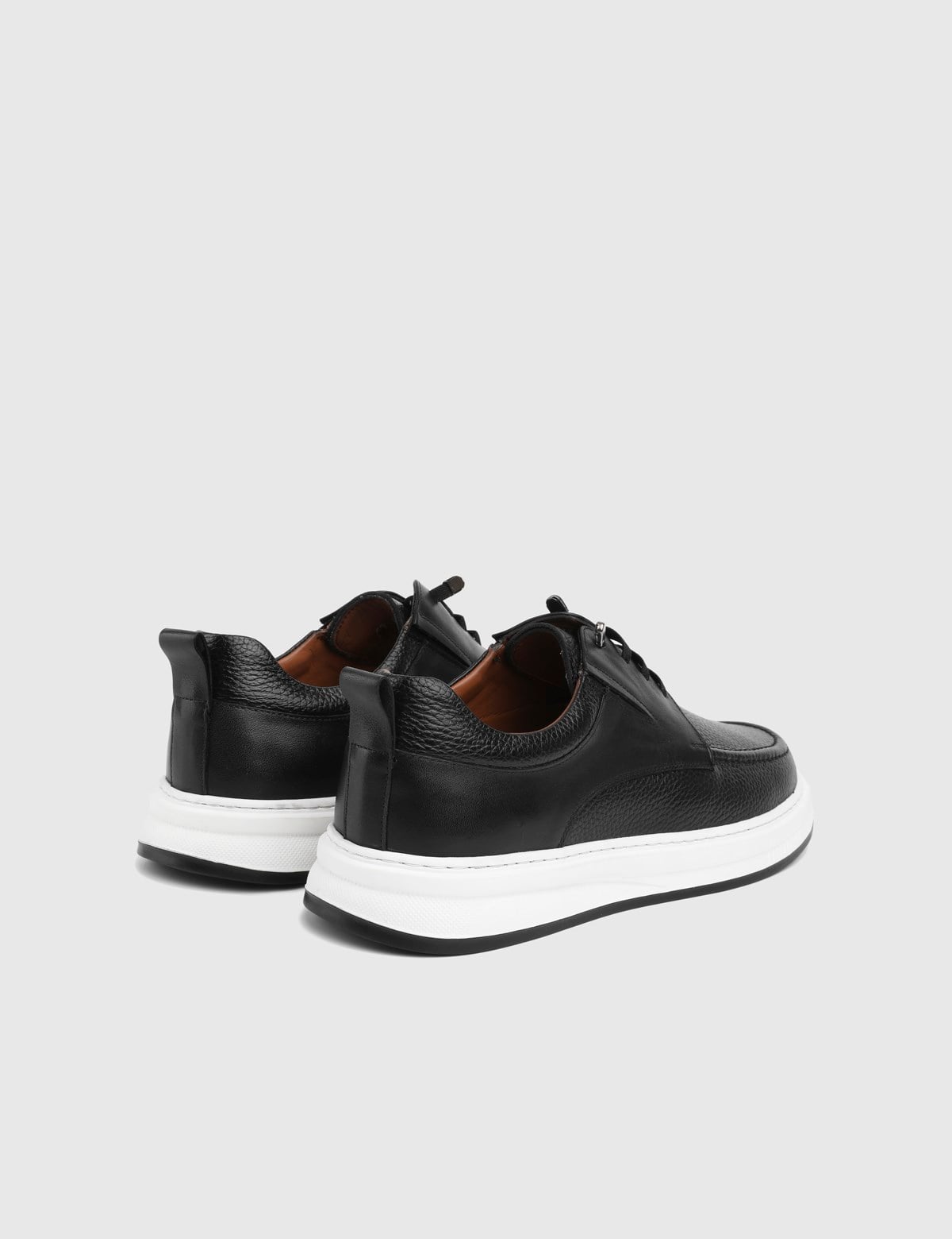 Andress Black Floater Leather Men's Oxford