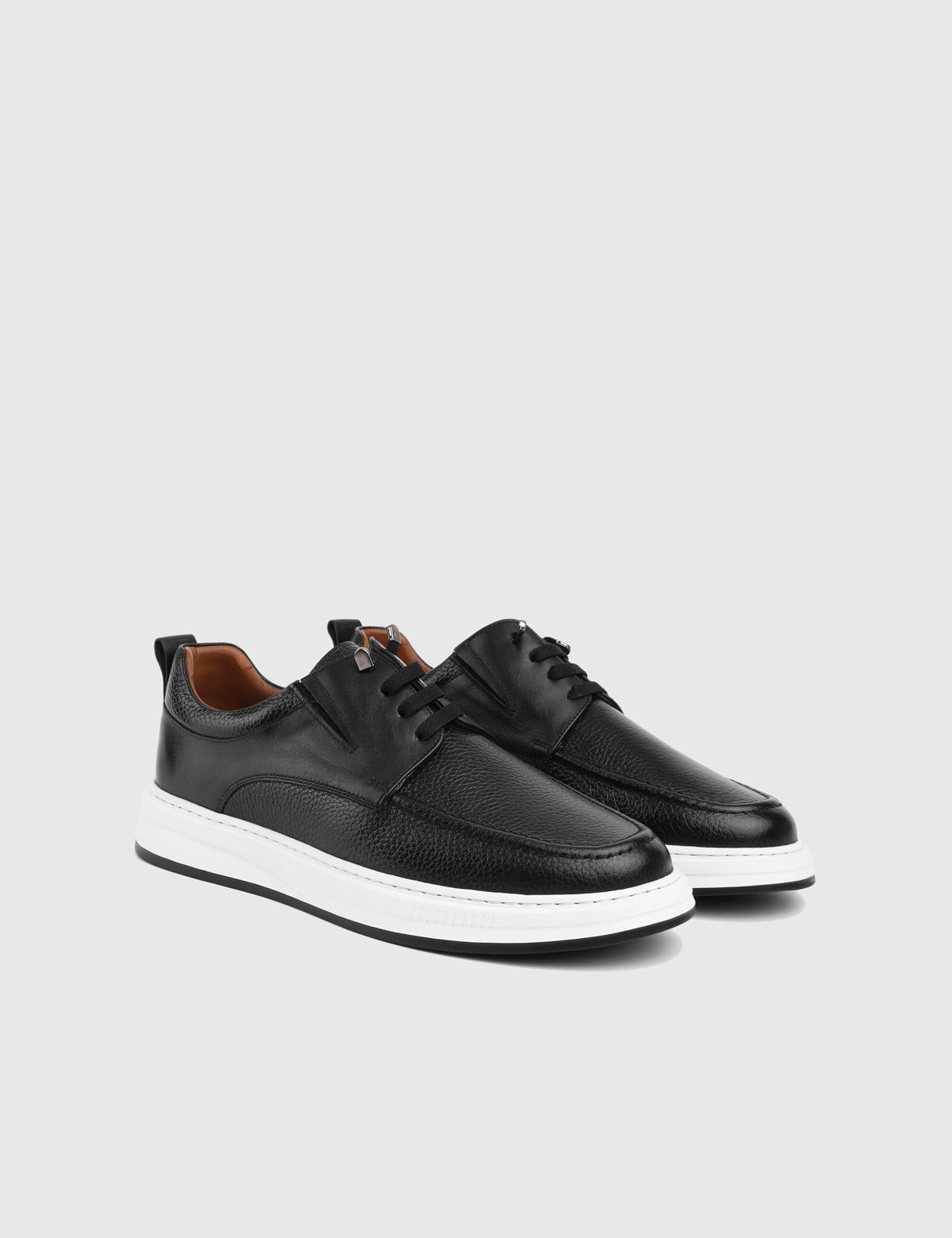Andress Black Floater Leather Men's Oxford