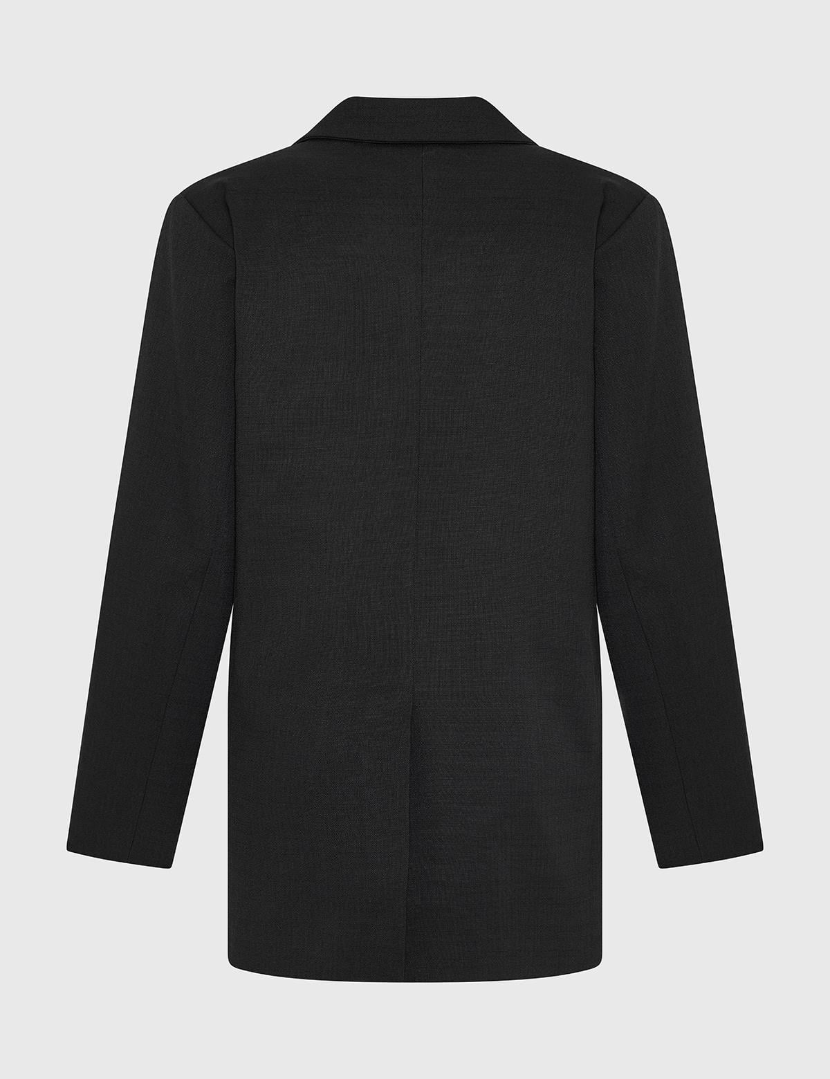 Annalisa Black Women's Oversized Jacket